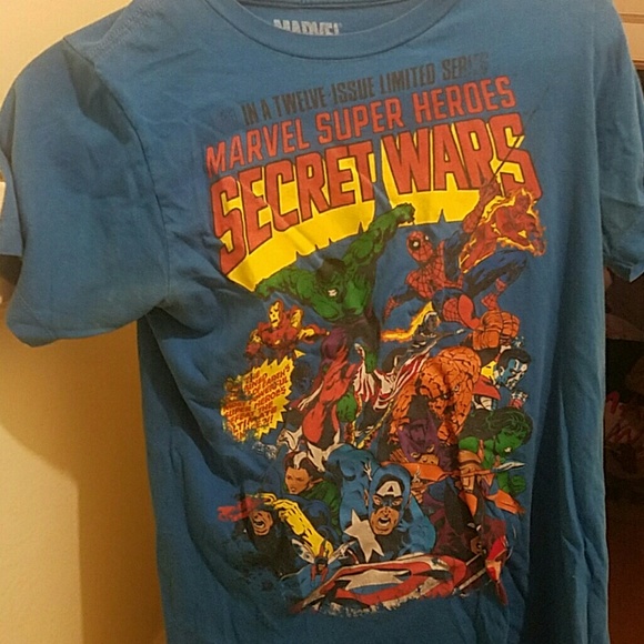 SUPER FUN Marvel Blue T Shirt - Picture 2 of 4